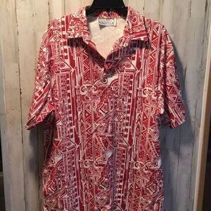 Vintage top by key west ham, printed fashions size extra large